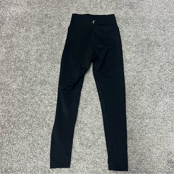 Zyia Active Leggings Women’s 2 Black Ribbed High Rise Capri Crop Workout Pants - Picture 8 of 8